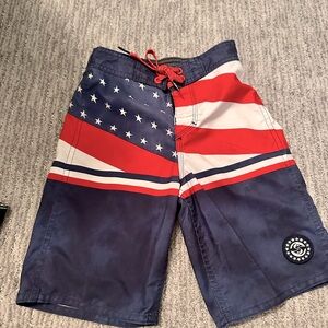 Quicksilver size 6 boys board shorts